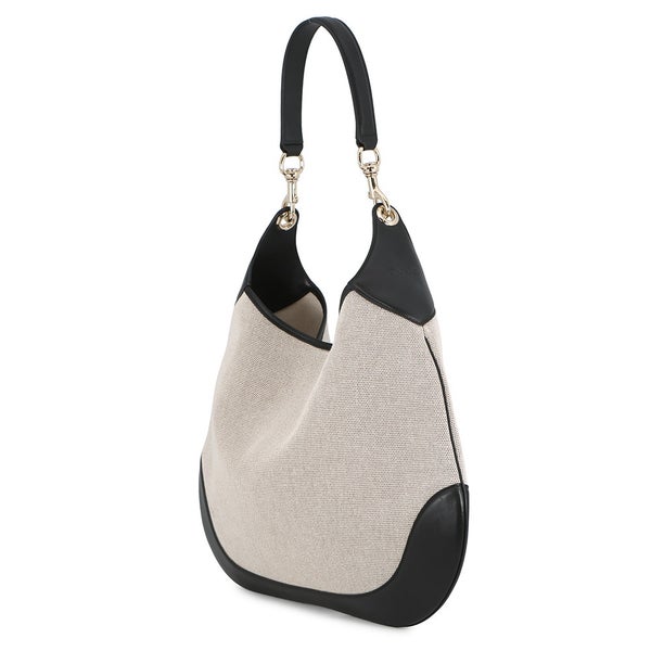 グッチ ショルダーバッグ キャンバス/レザー GUCCI B ワンショルダーバッグ ミディアム 815924 GUCCI バッグ トートバッグ 黒