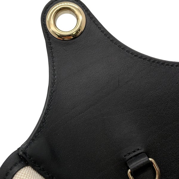 グッチ ショルダーバッグ キャンバス/レザー GUCCI B ワンショルダーバッグ ミディアム 815924 GUCCI バッグ トートバッグ 黒