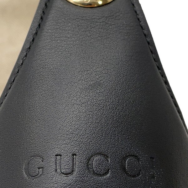 グッチ ショルダーバッグ キャンバス/レザー GUCCI B ワンショルダーバッグ ミディアム 815924 GUCCI バッグ トートバッグ 黒