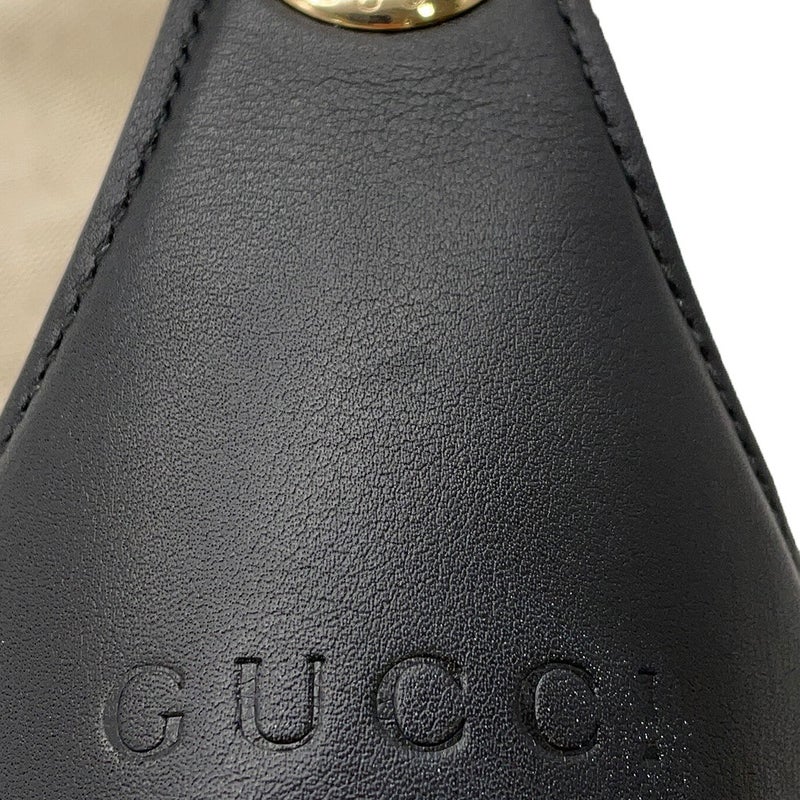 グッチ ショルダーバッグ キャンバス/レザー GUCCI B ワンショルダーバッグ ミディアム 815924 GUCCI バッグ トートバッグ 黒
