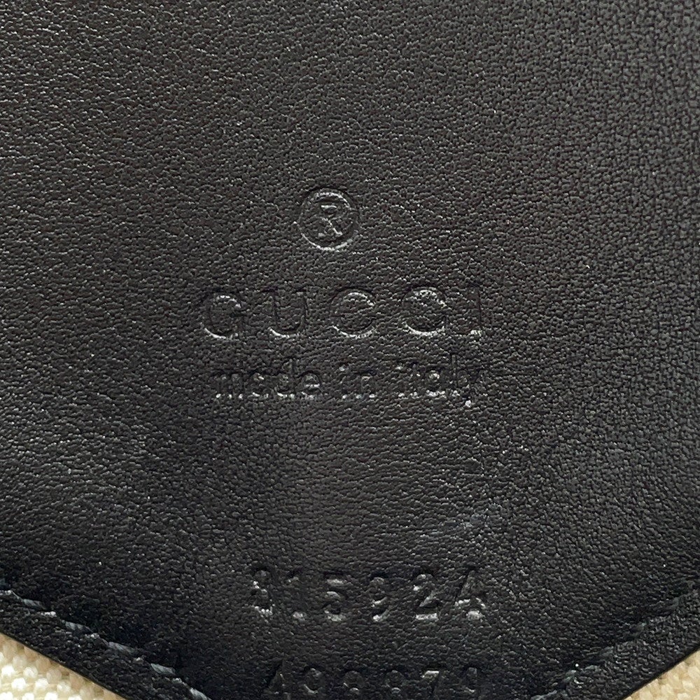 グッチ ショルダーバッグ キャンバス/レザー GUCCI B ワンショルダーバッグ ミディアム 815924 GUCCI バッグ トートバッグ 黒 グッチ ショルダーバッグ キャンバス/レザー GUCCI B ワンショルダー