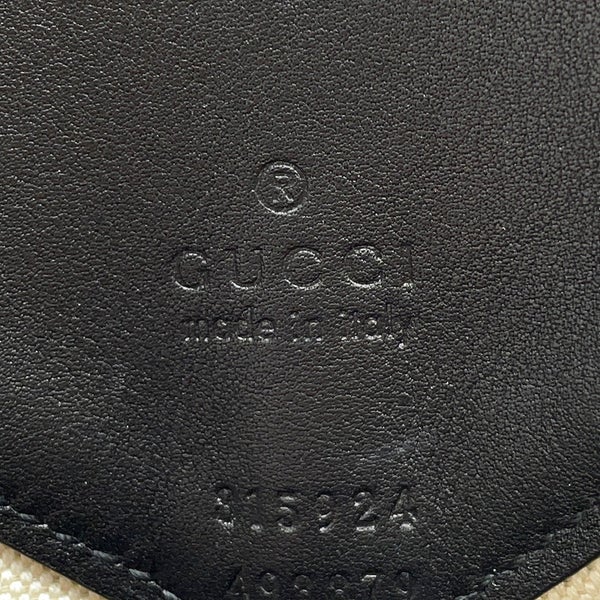 グッチ ショルダーバッグ キャンバス/レザー GUCCI B ワンショルダーバッグ ミディアム 815924 GUCCI バッグ トートバッグ 黒