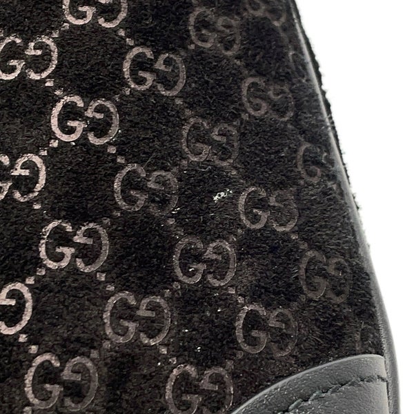 グッチ ショルダーバッグ マイクロGGスエード/レザー GUCCI B スモール 834981 GUCCI バッグ 2way 黒