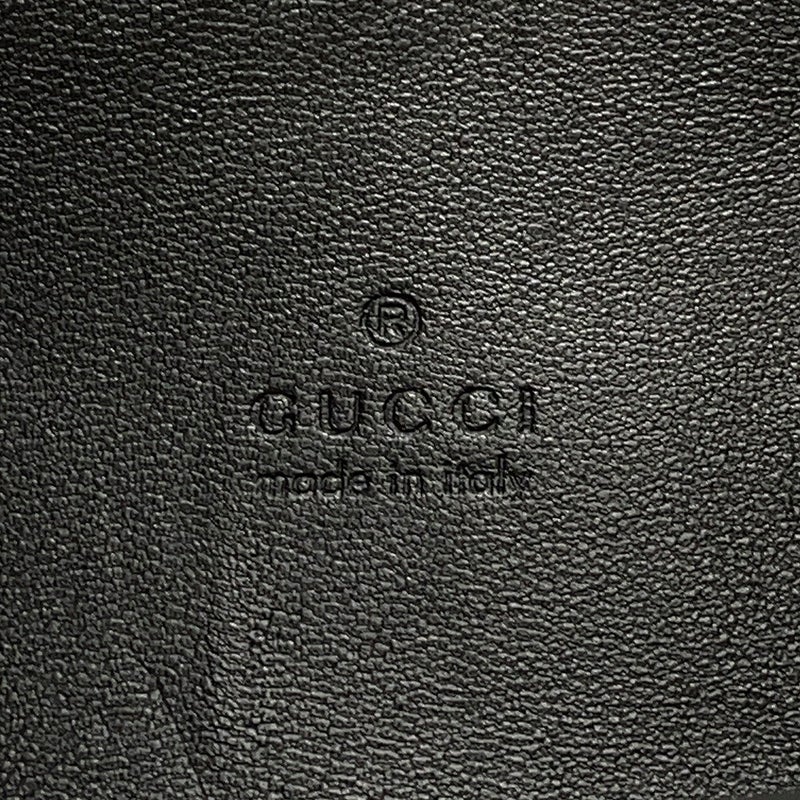 グッチ ショルダーバッグ マイクロGGスエード/レザー GUCCI B スモール 834981 GUCCI バッグ 2way 黒