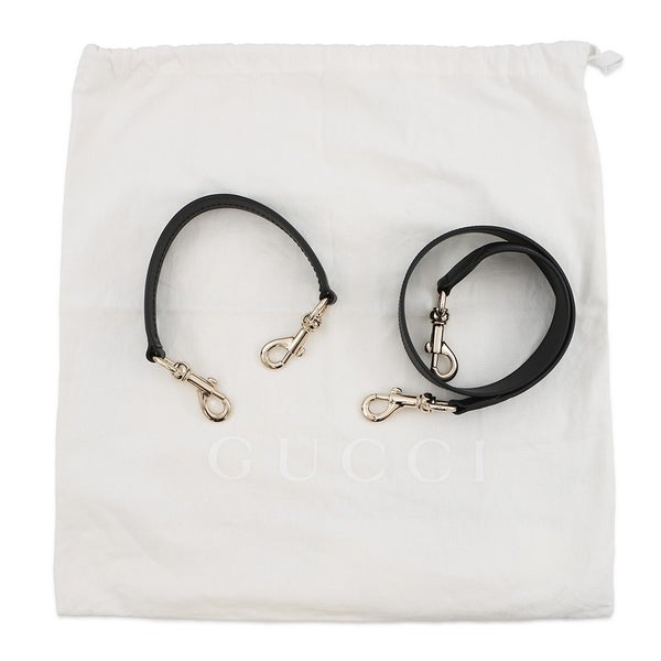 グッチ ショルダーバッグ マイクロGGスエード/レザー GUCCI B スモール 834981 GUCCI バッグ 2way 黒