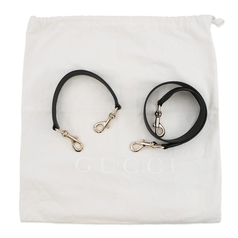 グッチ ショルダーバッグ マイクロGGスエード/レザー GUCCI B スモール 834981 GUCCI バッグ 2way 黒