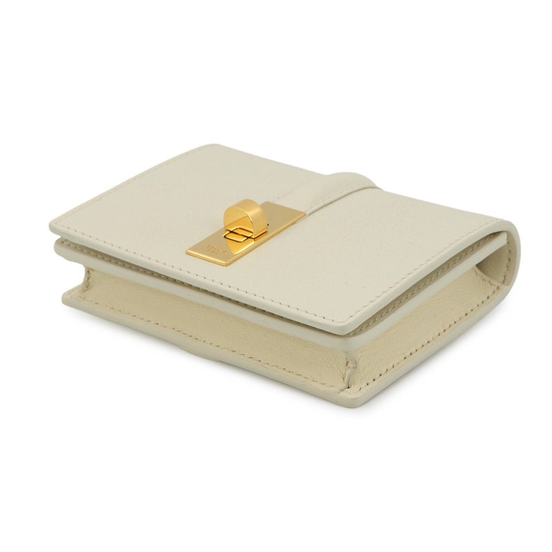 セリーヌ カードケース フラップ付き カードホルダー 16 セーズ カーフレザー 10M473GCG.00WC CELINE 白