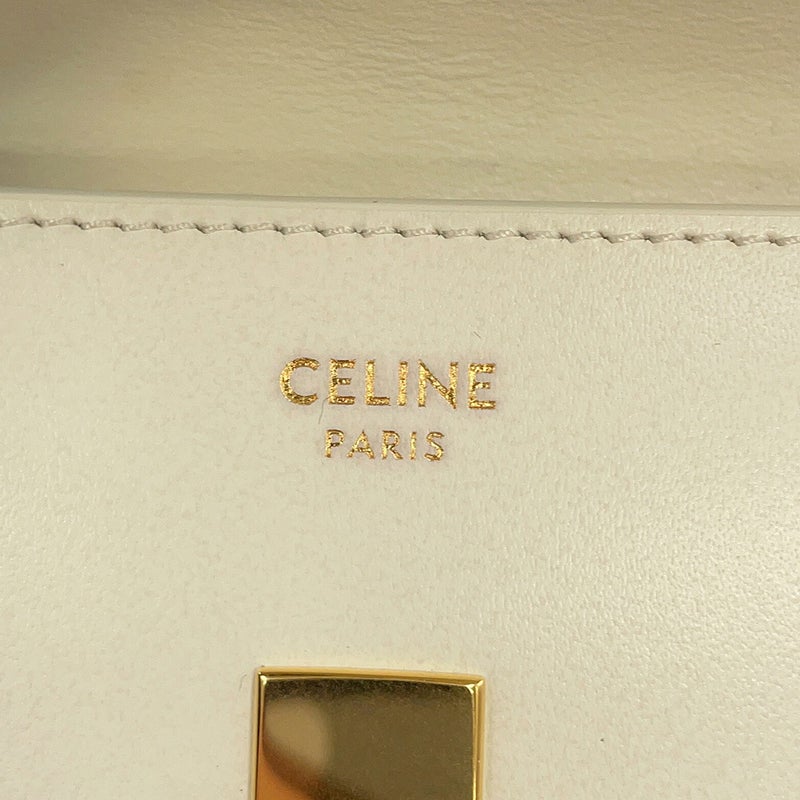 セリーヌ カードケース フラップ付き カードホルダー 16 セーズ カーフレザー 10M473GCG.00WC CELINE 白