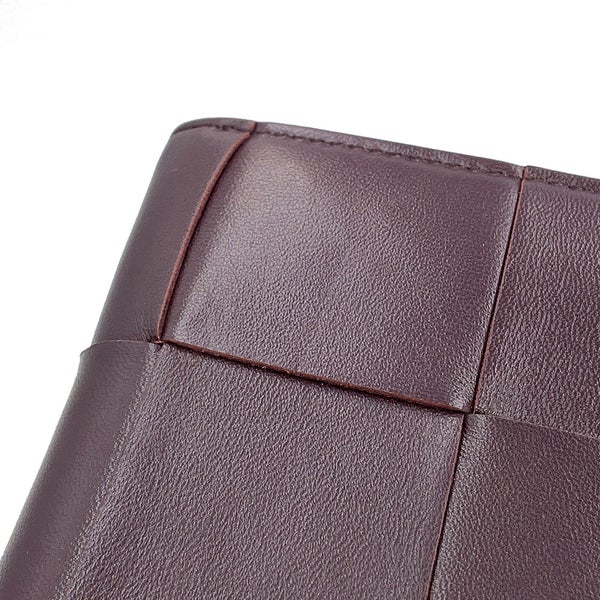 ボッテガヴェネタ 長財布 マキシイントレチャート ラウンドファスナー レザー 651368 BOTTEGA VENETA