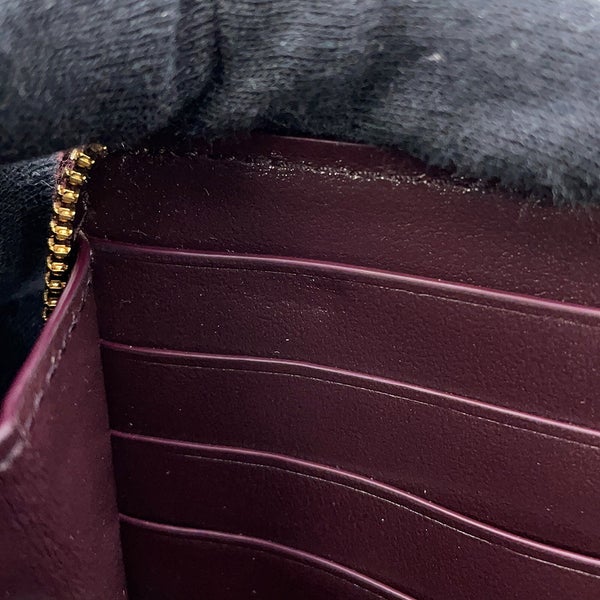 ボッテガヴェネタ 長財布 マキシイントレチャート ラウンドファスナー レザー 651368 BOTTEGA VENETA