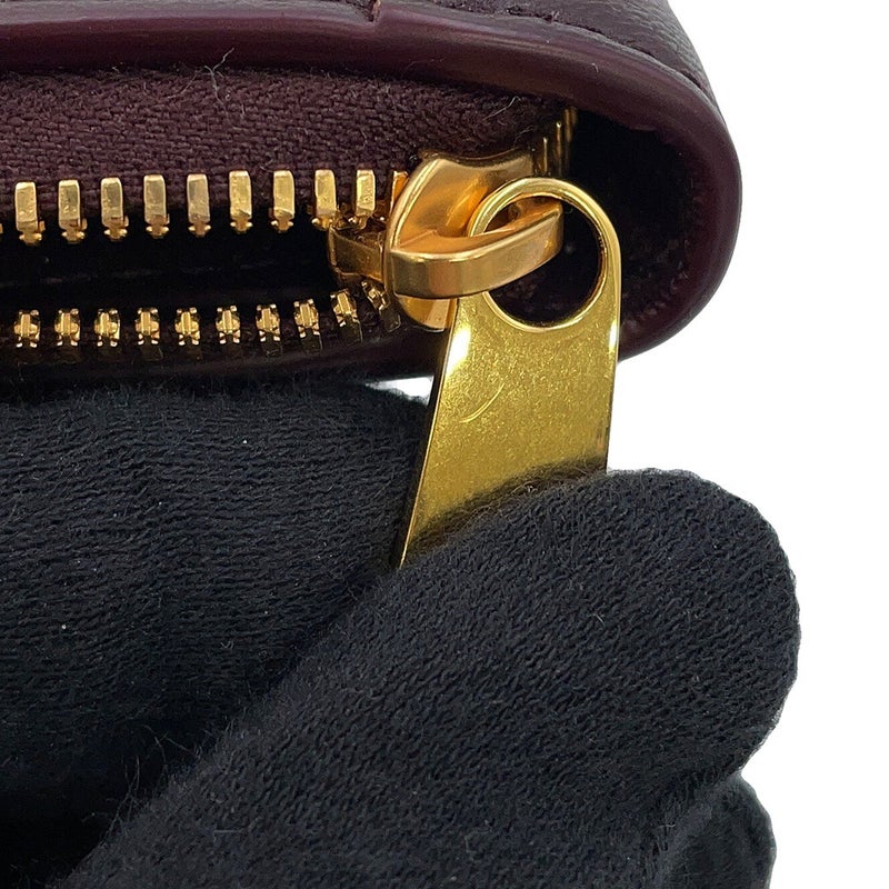 ボッテガヴェネタ 長財布 マキシイントレチャート ラウンドファスナー レザー 651368 BOTTEGA VENETA