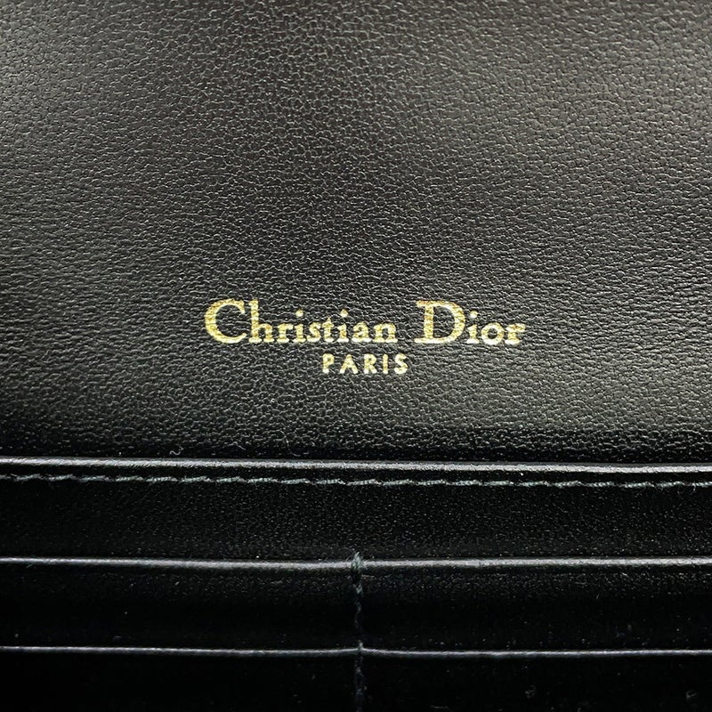 ディオール チェーンショルダーバッグ カナージュ My Dior デイリーチェーンポーチ ラムスキン S0937ONMJ 黒