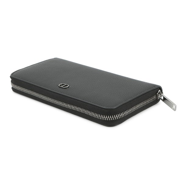 クリスチャン・ディオール 長財布 CD アイコン ロングジップウォレット グレインドカーフレザー 2ESBC252CDI 黒