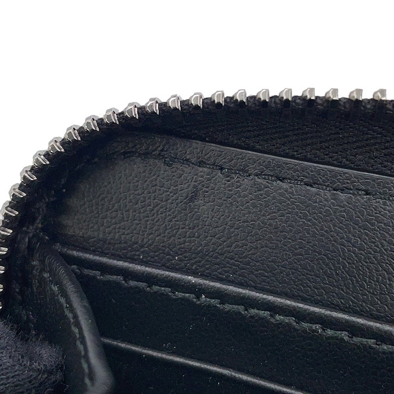 クリスチャン・ディオール 長財布 CD アイコン ロングジップウォレット グレインドカーフレザー 2ESBC252CDI 黒