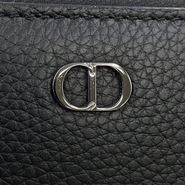 クリスチャン・ディオール 長財布 CD アイコン ロングジップウォレット グレインドカーフレザー 2ESBC252CDI 黒