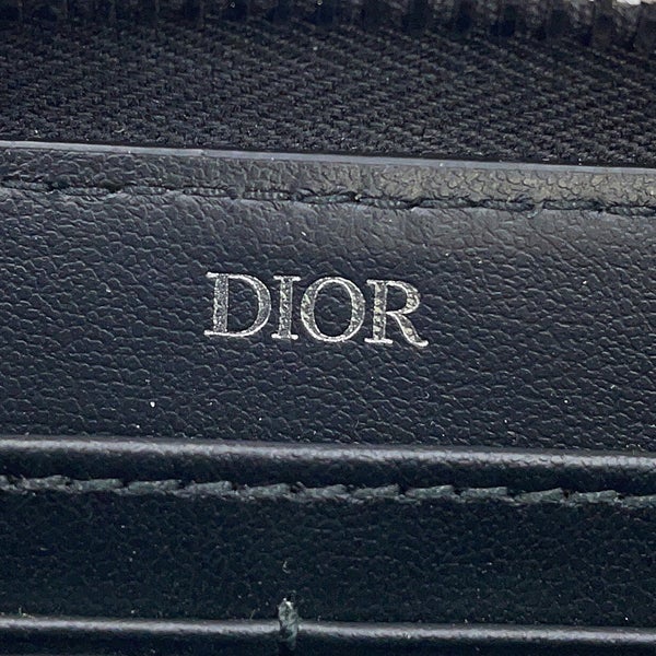 クリスチャン・ディオール 長財布 CD アイコン ロングジップウォレット グレインドカーフレザー 2ESBC252CDI 黒
