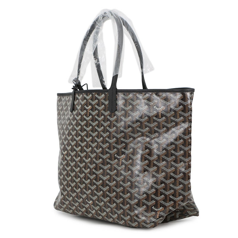 ゴヤール トートバッグ サンルイPM PVC レザー STLCROPMLTY01CL01P GOYARD ポーチ付き 黒