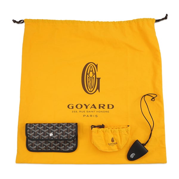 ゴヤール トートバッグ サンルイPM PVC レザー STLCROPMLTY01CL01P GOYARD ポーチ付き 黒