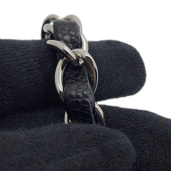 シャネル チェーンショルダーバッグ ミニ マトラッセ ココマーク シングルチェーン キャビアスキン A01115 CHANEL 黒