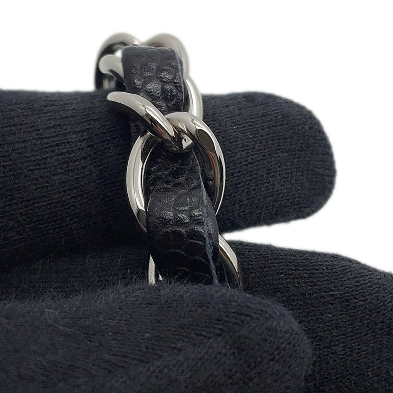 シャネル チェーンショルダーバッグ ミニ マトラッセ ココマーク シングルチェーン キャビアスキン A01115 CHANEL 黒