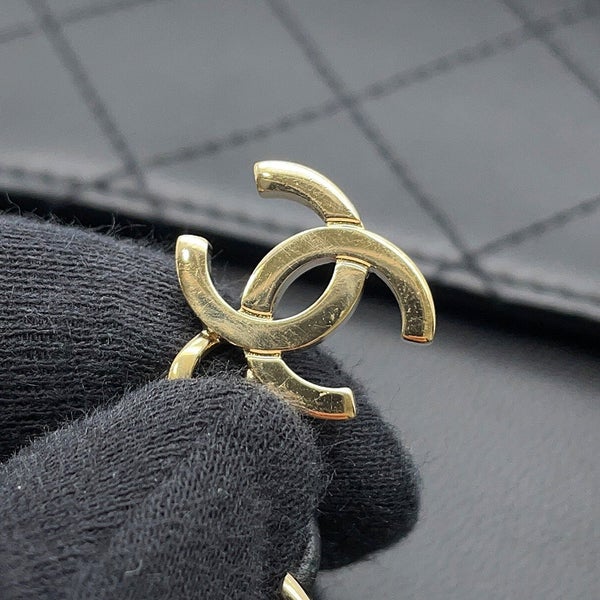 シャネル チェーンショルダーバッグ ココマーク レザー AS0326 CHANEL バッグ 2wayハンドバッグ 黒