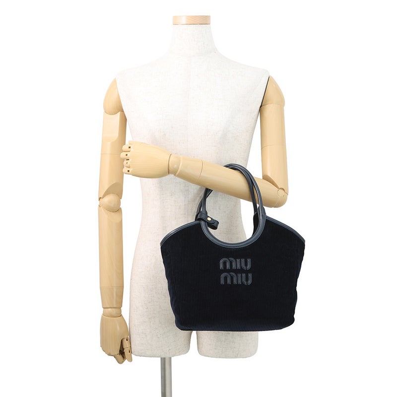 ミュウミュウ ハンドバッグ アイビー コーデュロイ 5BA284 Miu Miu 2way