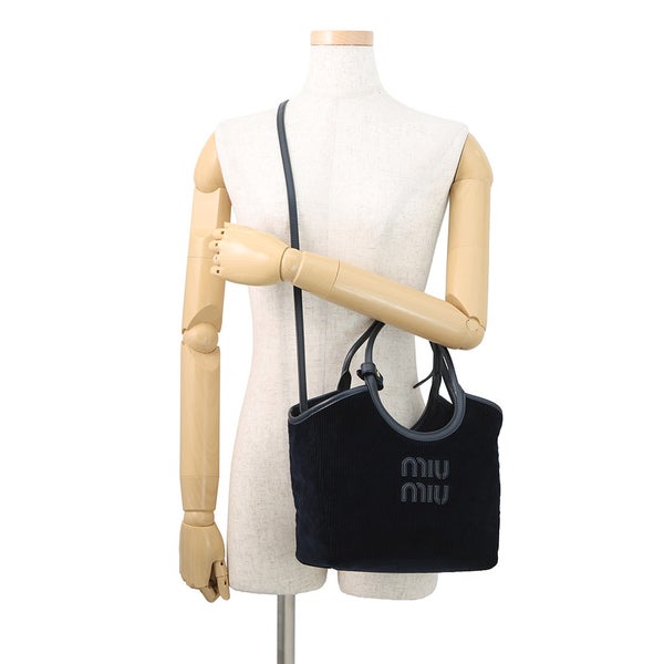 ミュウミュウ ハンドバッグ アイビー コーデュロイ 5BA284 Miu Miu 2way