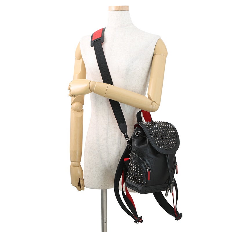 クリスチャン・ルブタン リュック エクスプローラーファンク スタッズ バックパック スモール 3215038 Christian Louboutin 黒 2way