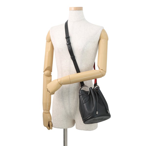 クリスチャン・ルブタン ショルダーバッグ BY MY SIDE バイ マイ サイド バケットバッグ 3235080 Christian Louboutin 黒