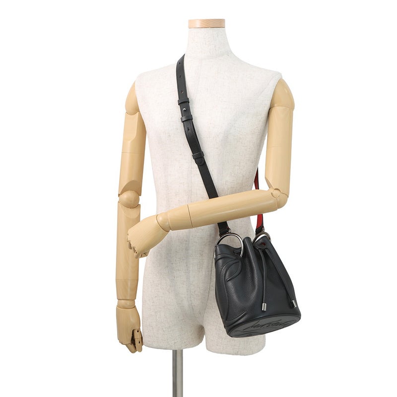 クリスチャン・ルブタン ショルダーバッグ BY MY SIDE バイ マイ サイド バケットバッグ 3235080 Christian Louboutin 黒