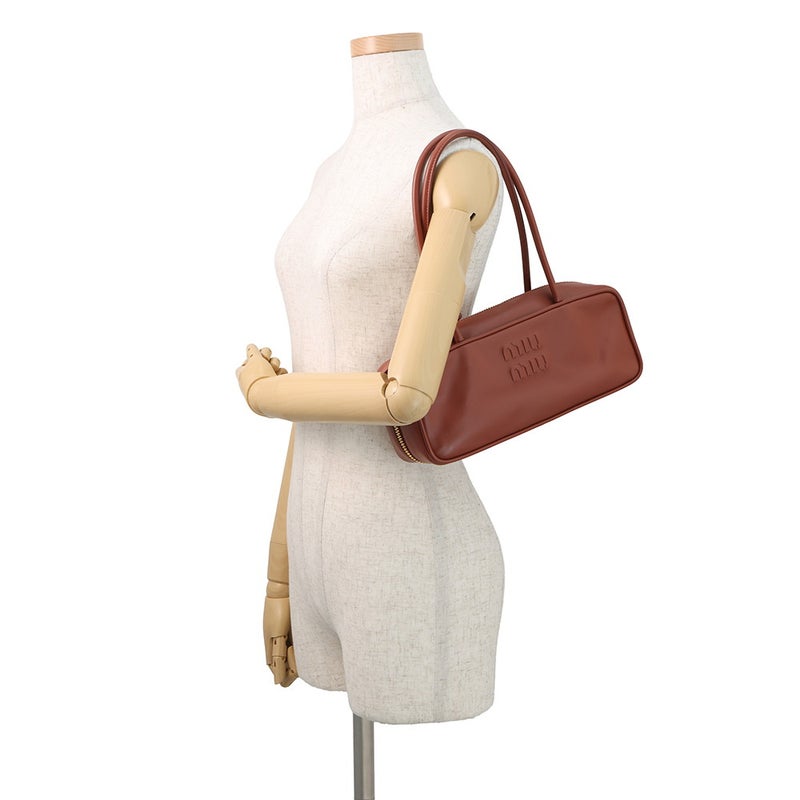 ミュウミュウ ハンドバッグ ボー スモール カーフレザー 5BB173 Miu Miu