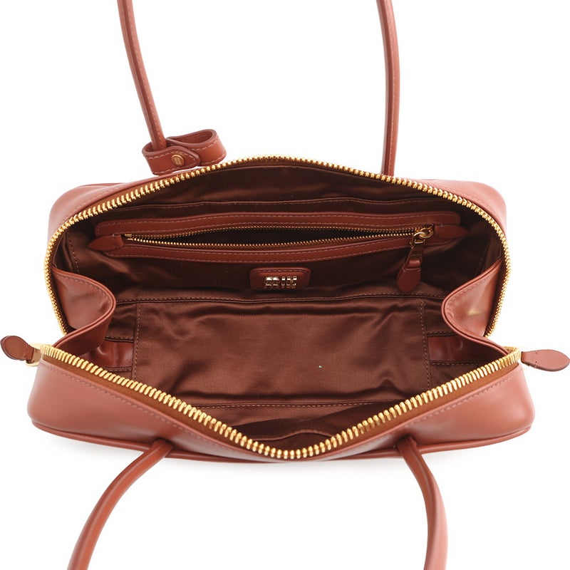 ミュウミュウ ハンドバッグ ボー スモール カーフレザー 5BB173 Miu Miu