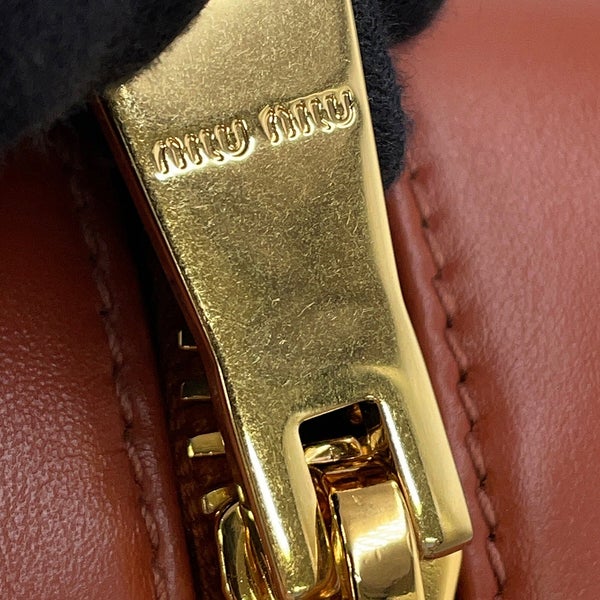 ミュウミュウ ハンドバッグ ボー スモール カーフレザー 5BB173 Miu Miu