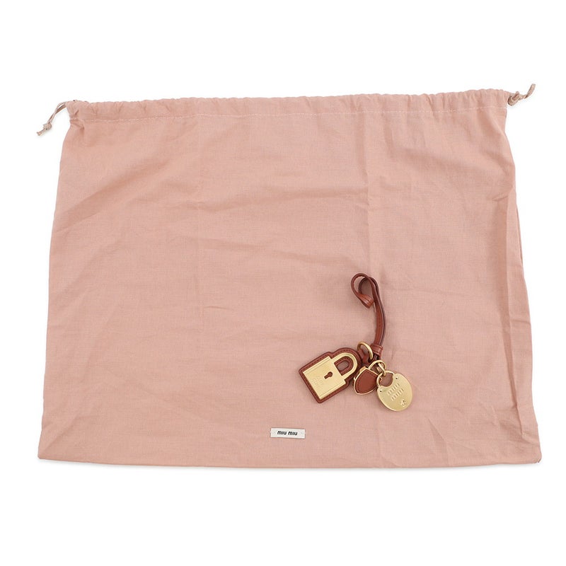 ミュウミュウ ハンドバッグ ボー スモール カーフレザー 5BB173 Miu Miu