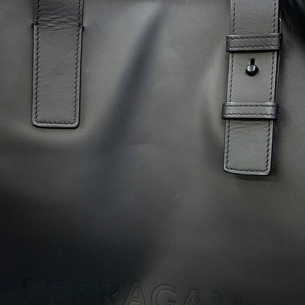 サルヴァトーレ・フェラガモ トートバッグ East-West レザー 241434 Ferragamo 黒