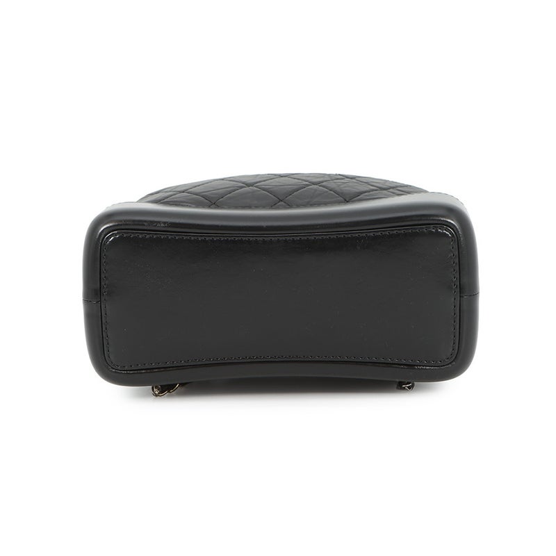 シャネル リュック ガブリエル ドゥ シャネル スモール ココマーク マトラッセ エイジドカーフスキン A94485 CHANEL 黒