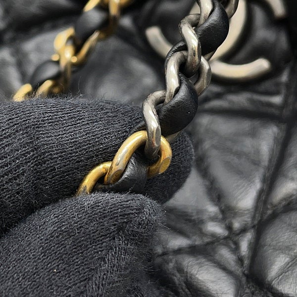 シャネル リュック ガブリエル ドゥ シャネル スモール ココマーク マトラッセ エイジドカーフスキン A94485 CHANEL 黒