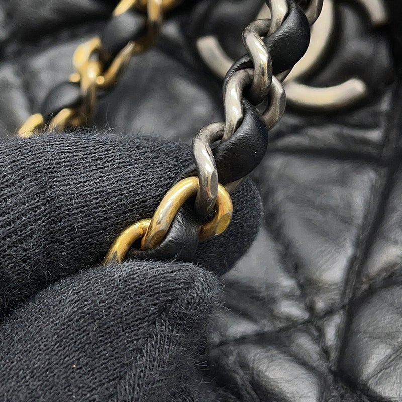 シャネル リュック ガブリエル ドゥ シャネル スモール ココマーク マトラッセ エイジドカーフスキン A94485 CHANEL 黒