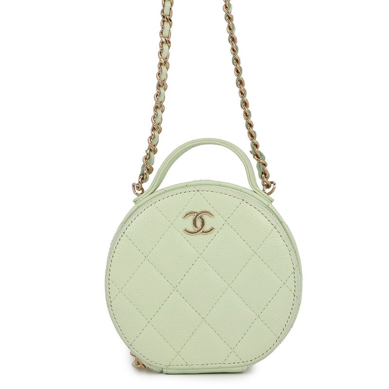 シャネル チェーンショルダーバッグ マトラッセ スモールヴァニティバッグ キャビアスキン AP2502 CHANEL