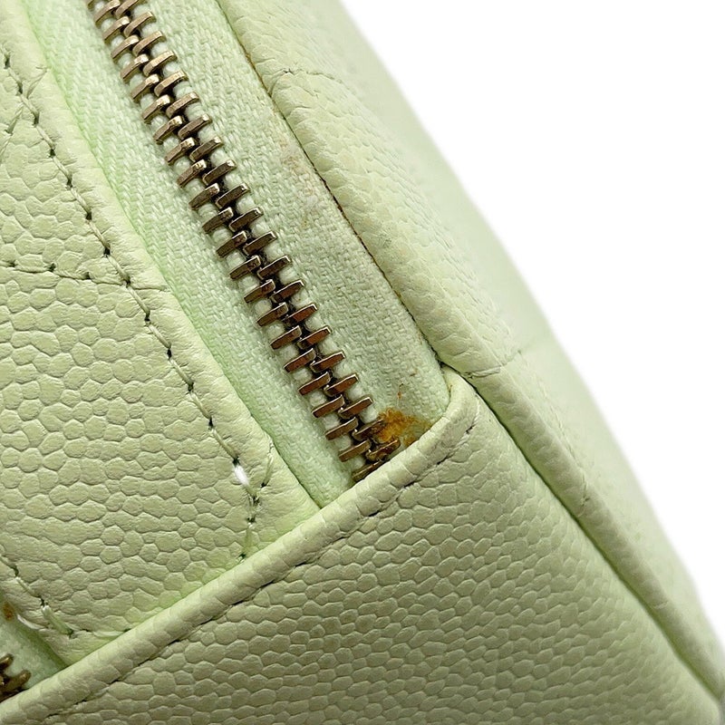 シャネル チェーンショルダーバッグ マトラッセ スモールヴァニティバッグ キャビアスキン AP2502 CHANEL