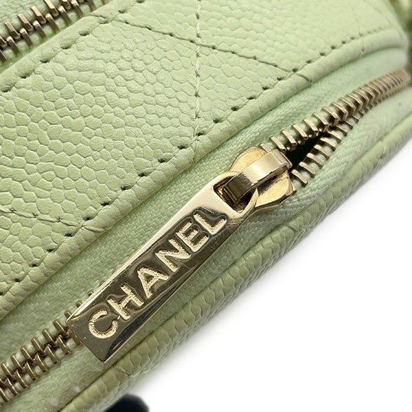 シャネル チェーンショルダーバッグ マトラッセ スモールヴァニティバッグ キャビアスキン AP2502 CHANEL