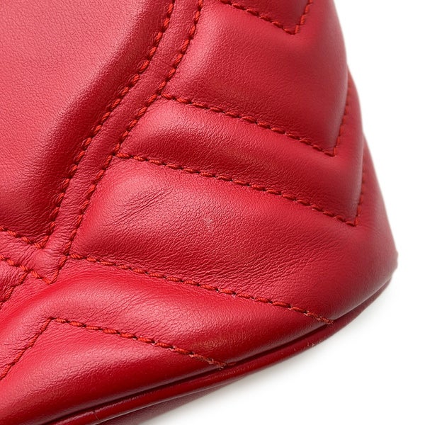 グッチ チェーンショルダーバッグ GGマーモント スモール バケットバッグ 573817 GUCCI バッグ ミニバッグ 巾着 キルティング