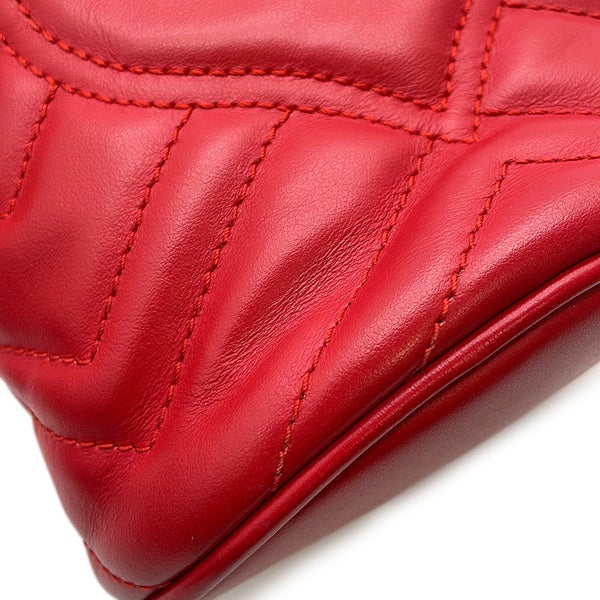 グッチ チェーンショルダーバッグ GGマーモント スモール バケットバッグ 573817 GUCCI バッグ ミニバッグ 巾着 キルティング