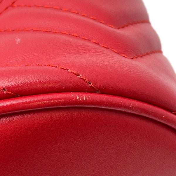 グッチ チェーンショルダーバッグ GGマーモント スモール バケットバッグ 573817 GUCCI バッグ ミニバッグ 巾着 キルティング