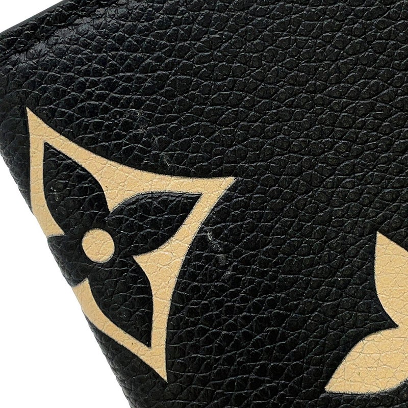 ルイヴィトン 長財布 モノグラム・アンプラント ポルトフォイユ・エミリー M83138 LOUIS VUITTON ヴィトン 財布 黒 ブラック