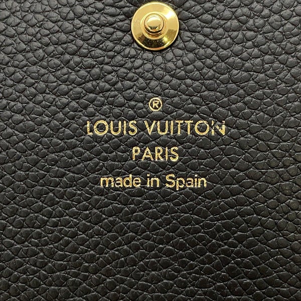 ルイヴィトン 長財布 モノグラム・アンプラント ポルトフォイユ・エミリー M83138 LOUIS VUITTON ヴィトン 財布 黒 ブラック