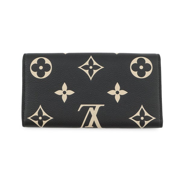 ルイヴィトン 長財布 モノグラム・アンプラント ポルトフォイユ・サラ M80496 LOUIS VUITTON ヴィトン 財布 ブラック 黒