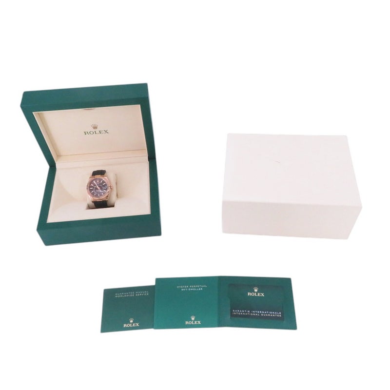 ロレックス スカイドゥエラー 326235 K18PG ランダムシリアル ルーレット ROLEX 腕時計 チョコレート文字盤