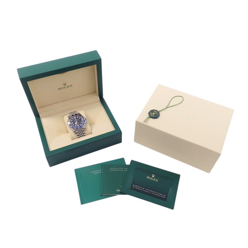 ロレックス GMTマスター2 デイト ランダムシリアル ルーレット 126710BLNR ROLEX 腕時計 黒文字盤