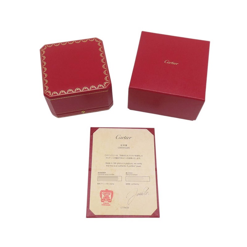 カルティエ ブレスレット ジュスト アン クル ダブル クラシックモデル ダイヤモンド 62P 計0.51ct K18PG サイズ19 N6708419 バングル